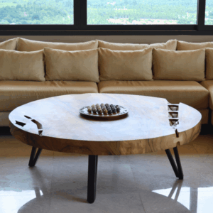 Acacia Wood Coffee Table
